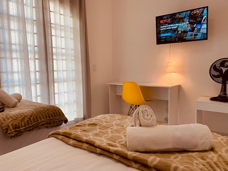 Family Room with 2 Private Bedrooms in Morumbi