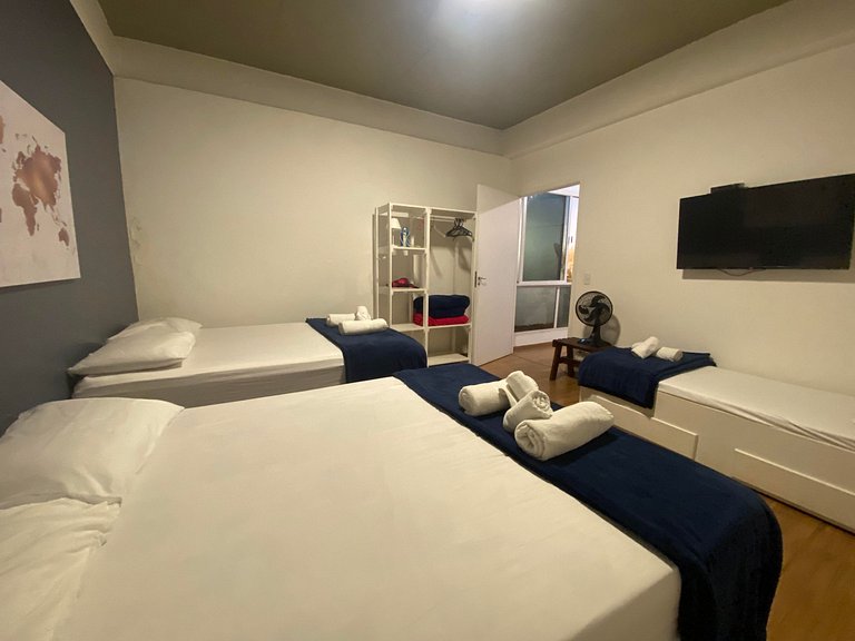 Hospedaje para hasta 7 personas en Morumbi | 2 habitaciones
