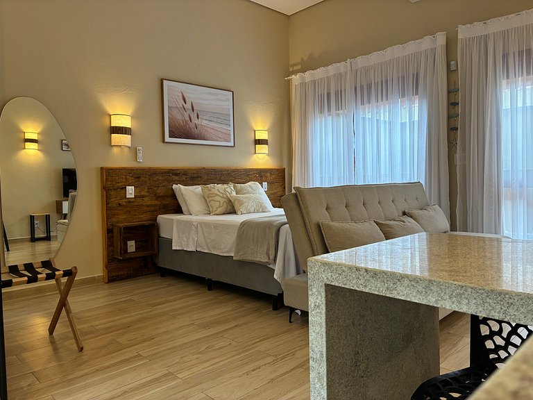Mundi Studios Peruíbe (Just 60m from the Beach)