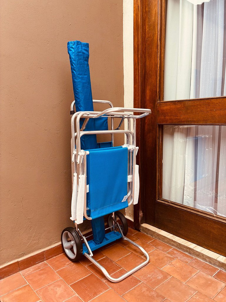 Studio em Peruíbe Confortável, Piscina, Wi-Fi, 60m da Praia