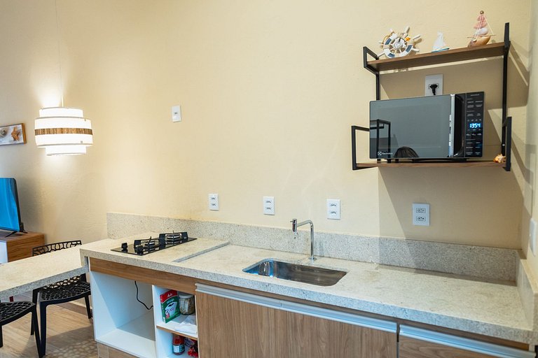 Mundi Studios Peruíbe (Just 60m from the Beach)