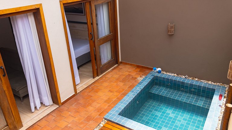 Studio em Peruíbe Confortável, Piscina, Wi-Fi, 60m da Praia